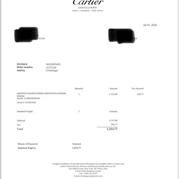 Cartier Sunglasses. - Picture 4 of 5